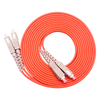 SC UPC To SC UPC Duplex OM1 Multimode PVC 2.0mm Fiber Optic Patch Cord