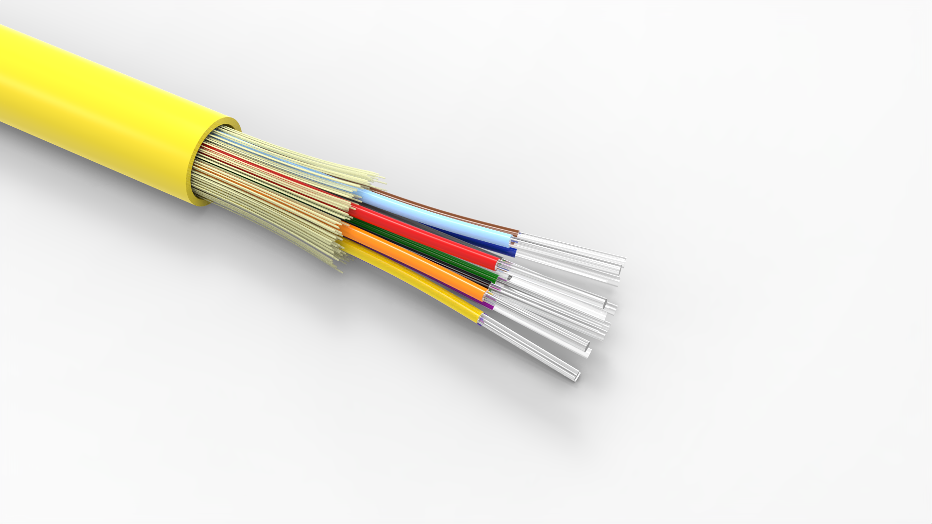 GJPFJV Indoor Multi-core Tigh buffer Bundle Fiber Optic Cable